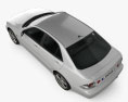 Lexus IS (XE10) 2005 3D模型 顶视图