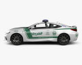 Lexus RC F Polizei Dubai 2017 3D-Modell Seitenansicht