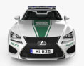 Lexus RC F 警察 Dubai 2017 3D模型 正面图