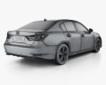 Lexus GS ibrido 2018 Modello 3D