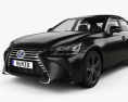 Lexus GS гибрид 2018 3D модель