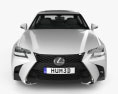 Lexus GS F Sport 2018 3d model front view