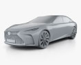 Lexus LF-FC 2015 3d model clay render