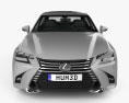 Lexus GS 350 2018 3D-Modell Vorderansicht