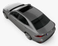 Lexus IS (XE30) 200t F Sport 2020 3D-Modell Draufsicht