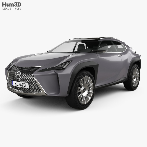 Lexus UX Concept 2017 3D model