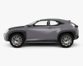 Lexus UX Concept 2017 3d model side view