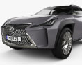 Lexus UX Concept 2017 3d model