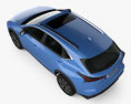 Lexus NX F sport 2020 3D-Modell Draufsicht