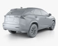 Lexus NX F sport 2020 3D-Modell