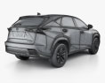 Lexus NX hybrid 2017 3d model