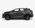 Lexus NX hybrid 2017 3d model side view