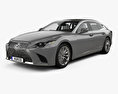 Lexus LS (XF50) HQインテリアと 2020 3Dモデル