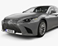 Lexus LS (XF50) 带内饰 2020 3D模型