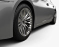 Lexus LS (XF50) з детальним інтер'єром 2020 3D модель