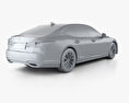 Lexus LS (XF50) з детальним інтер'єром 2020 3D модель