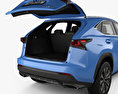 Lexus NX F sport HQインテリアと 2020 3Dモデル