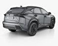 Lexus NX 하이브리드 인테리어 가 있는 2020 3D 모델 