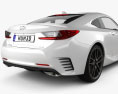 Lexus RC F Sport 2020 3d model