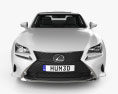Lexus RC F Sport 2020 3D-Modell Vorderansicht