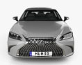 Lexus ES 300h 2020 3D-Modell Vorderansicht