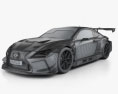 Lexus RC F GT3 2020 Modelo 3d wire render