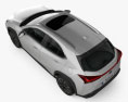 Lexus UX 2022 3D 모델  top view