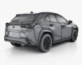 Lexus UX ハイブリッ F-Sport 2022 3Dモデル