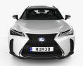 Lexus UX híbrido F-Sport 2022 Modelo 3D vista frontal