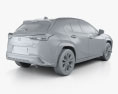 Lexus UX ハイブリッ F-Sport 2022 3Dモデル