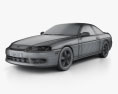 Lexus SC (Z30) 2000 3D模型 wire render