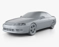 Lexus SC (Z30) 2000 3Dモデル clay render