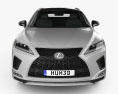 Lexus RX F Sport 2022 Modelo 3D vista frontal