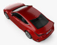 Lexus RC гибрид 2022 3D модель top view