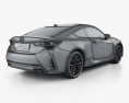 Lexus RC hybrid F-sport 2022 3d model
