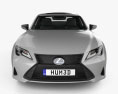 Lexus RC гибрид F-sport 2022 3D модель front view