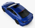 Lexus RC F 2022 3D 모델  top view