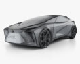 Lexus LF-30 Electrified 2022 3D模型 wire render