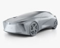 Lexus LF-30 Electrified 2022 3D-Modell clay render