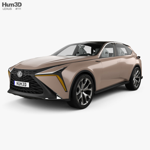 Lexus LF-1 Limitless with HQ interior 2018 3D model