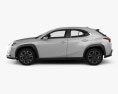 Lexus UX 带内饰 2022 3D模型 侧视图