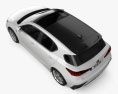 Lexus CT F-sport 2020 Modello 3D vista dall'alto