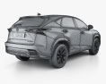 Lexus NX US-spec ibrido 2023 Modello 3D