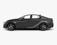Lexus IS 2022 3d model side view