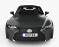 Lexus IS 2022 Modèle 3d vue frontale