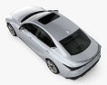 Lexus IS F Sport 2022 Modello 3D vista dall'alto
