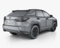Lexus RX ハイブリッ Executive 2022 3Dモデル