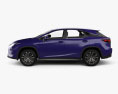 Lexus RX hybrid Executive 2022 3D-Modell Seitenansicht