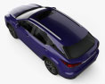 Lexus RX hybride Executive 2022 Modèle 3d vue du dessus