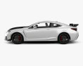 Lexus RC F-Track Edition US-spec 2022 3D-Modell Seitenansicht